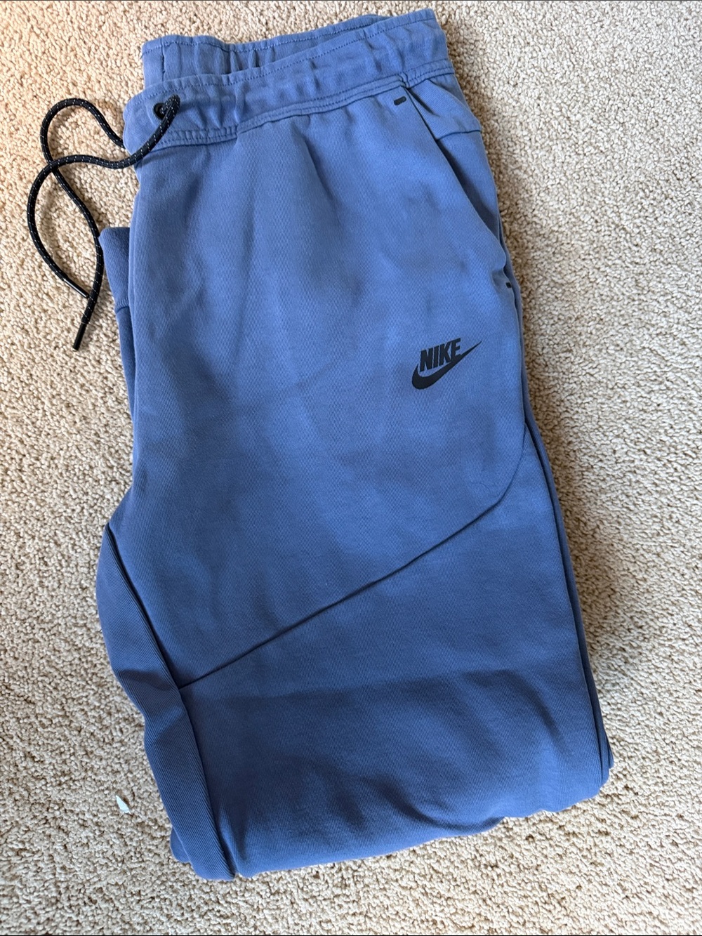 Nike Tech Men's Slate Blue Sweats - Size large